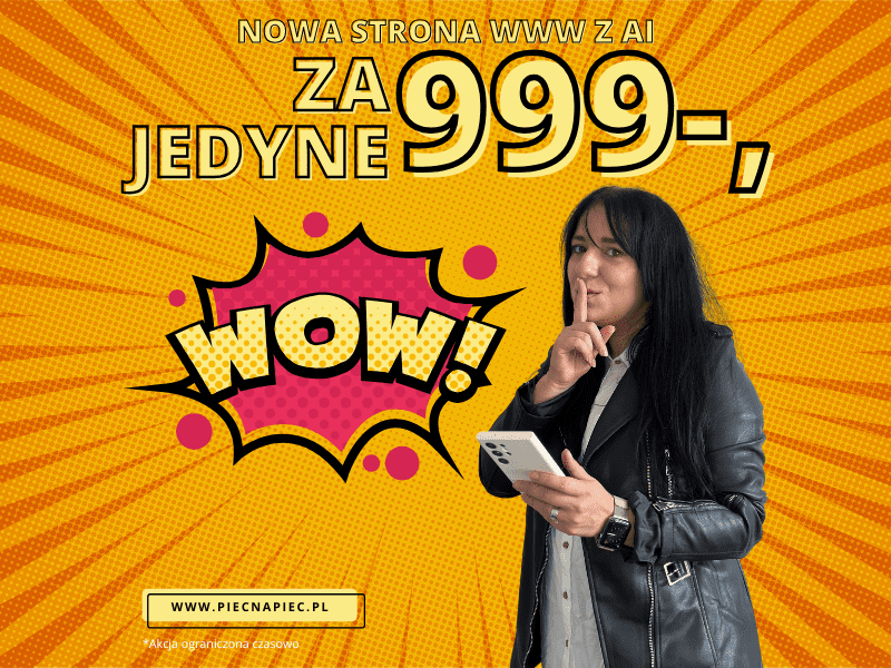 Strona Internetowa z AI na WordPress za jedyne 999 zł!!
